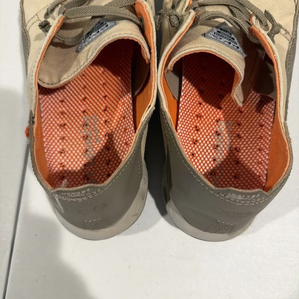 Columbia Mens Bahama Vent‎ PFG BI2658-267 Beige Casual Shoes Sneakers Size 10 W